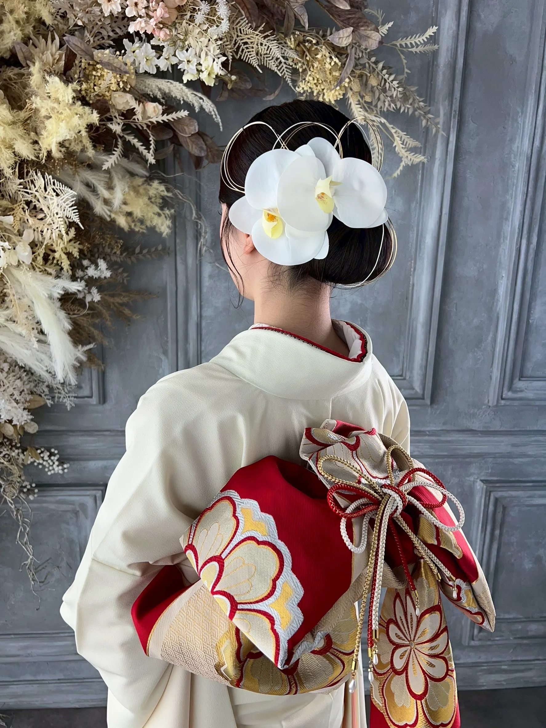 成人式　前撮り　梅田　袴　くすみカラー　かわいい　イマドキ　淡色　古典　タカゼン　撮影