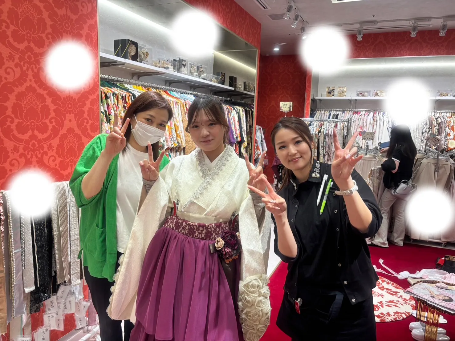 成人式　前撮り　梅田　ドレス袴　くすみカラー　かわいい　イマドキ　淡色　古典　タカゼン　撮影
