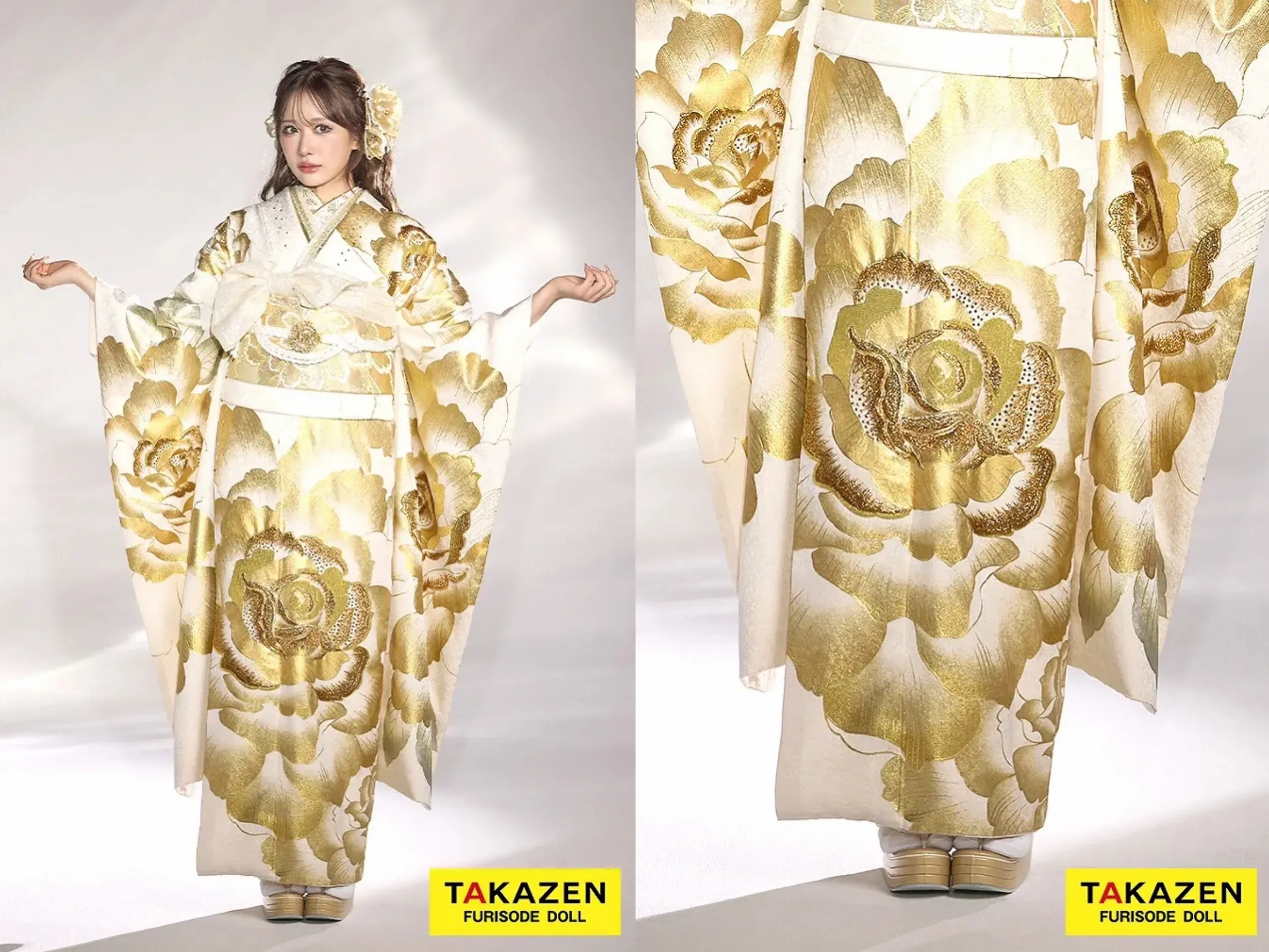 TAKAZEN　奈良　振袖　レンタル　イマドキ　かわいい　くすみ　レトロ　モード　キラキラ　オシャレ　かっこいい　ブランド　被らない　成人式