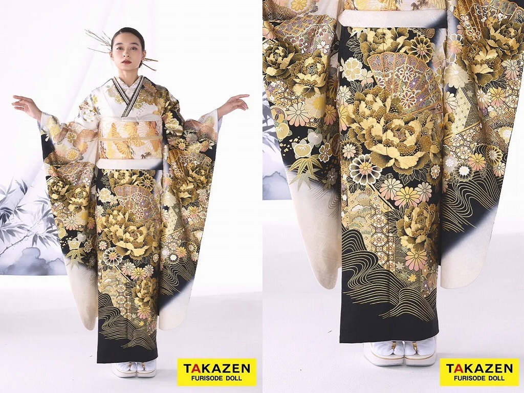 TAKAZEN　奈良　振袖　レンタル　イマドキ　かわいい　くすみ　レトロ　モード　キラキラ　オシャレ　かっこいい　ブランド　被らない　成人式