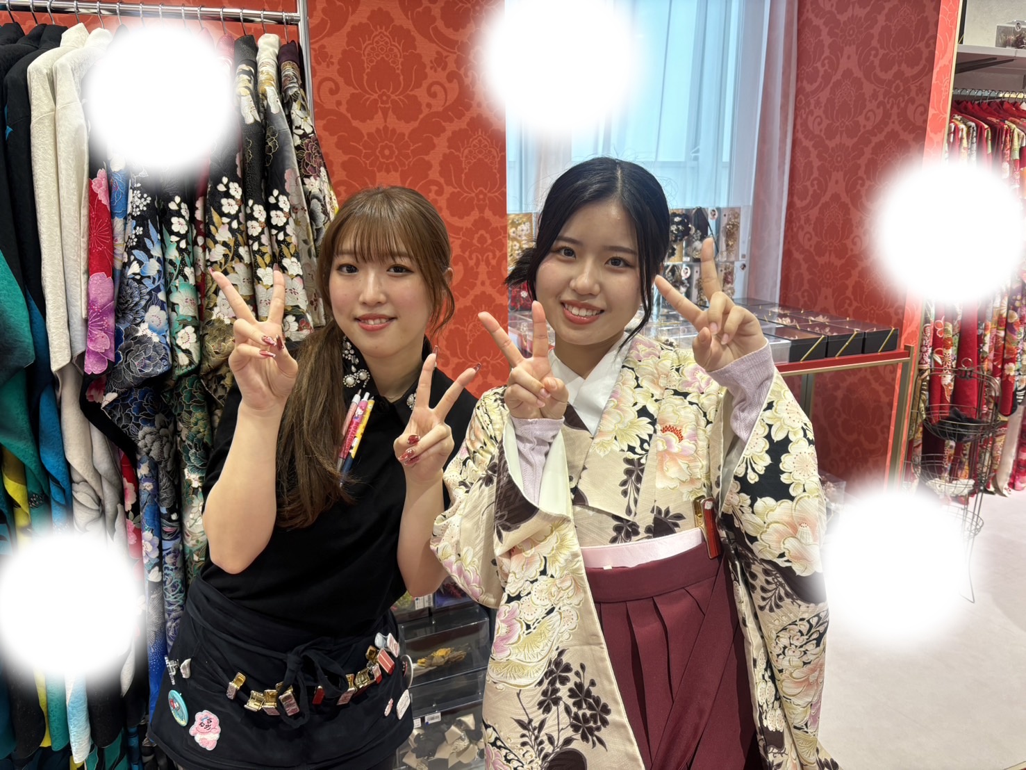 成人式　前撮り　梅田　袴　くすみカラー　かわいい　イマドキ　淡色　古典　タカゼン　撮影