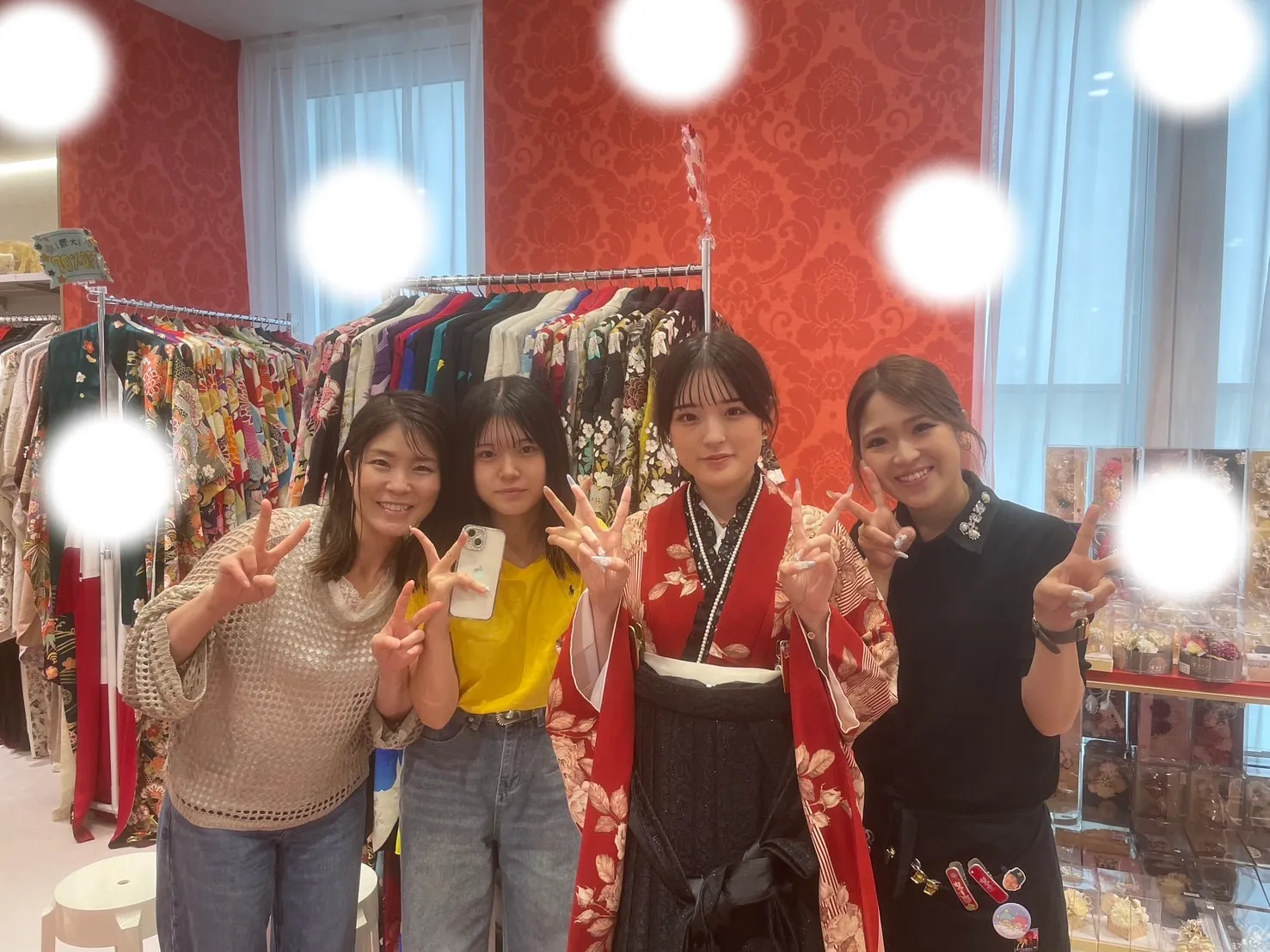 【TAKAZEN大阪梅田本店】♡24日　大阪梅田で流行りの可愛いくすみカラー袴姫ちゃん♡