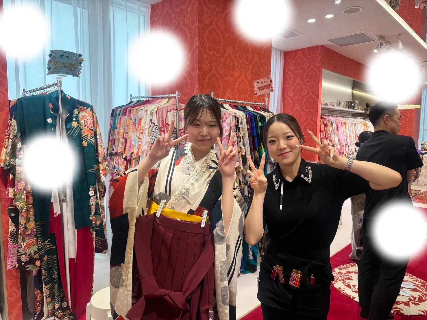 成人式　前撮り　梅田 レトロ　袴