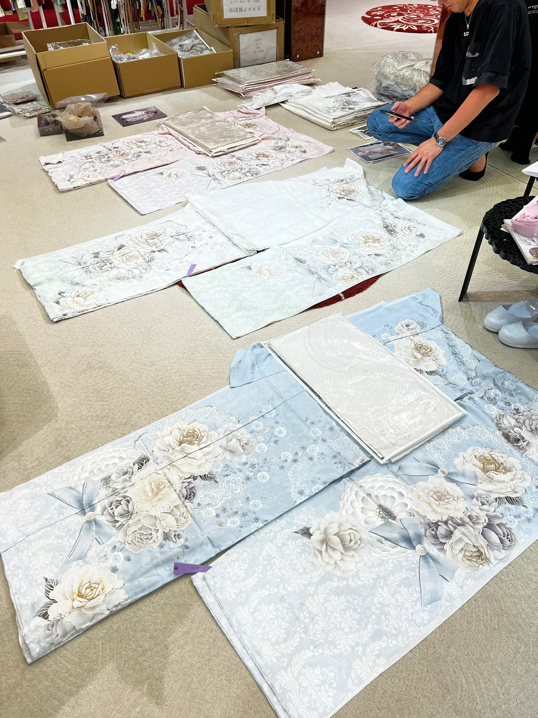 カタログ撮影製作風景