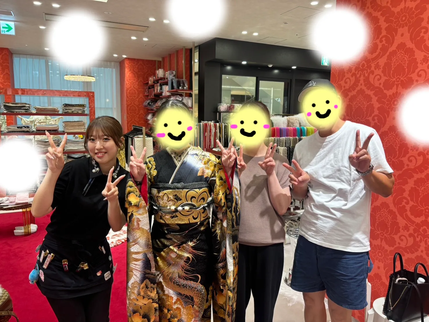 成人式　前撮り　梅田　振袖レンタル　袴レンタル　家族写真　前撮り撮影会