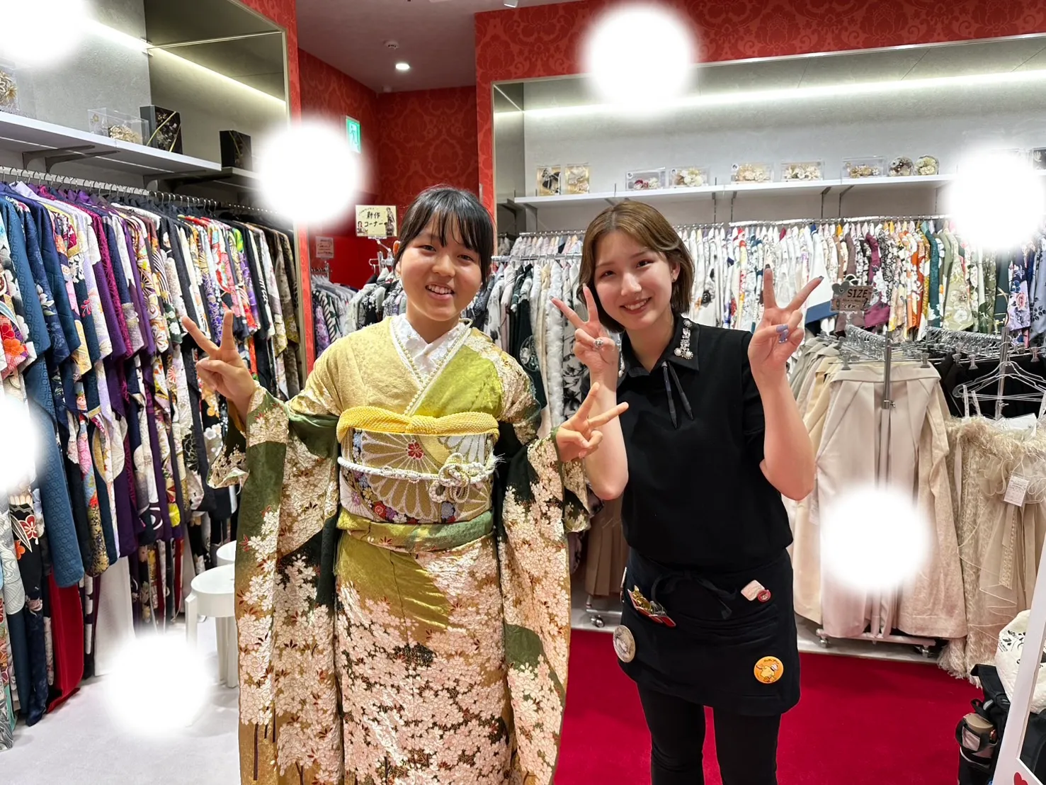 【TAKAZEN大阪梅田本店】♡25日　大阪梅田でプレミアム古典の豪華なお振袖姫ちゃん♡