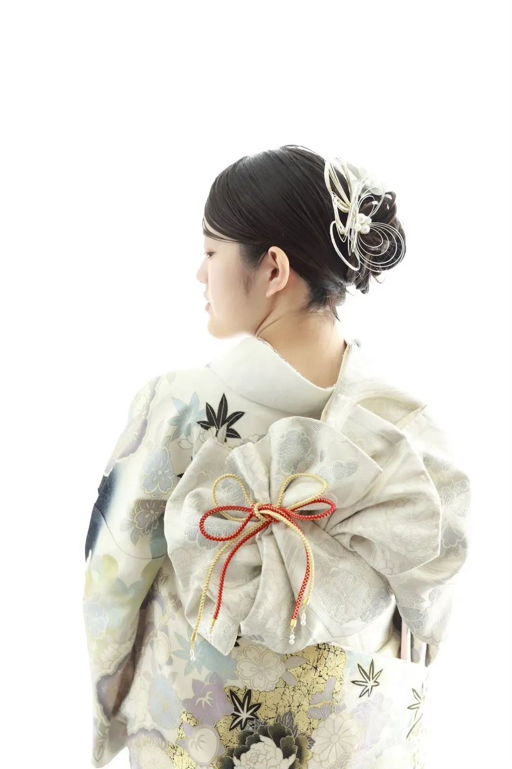 成人式ヘアアレンジ　水引