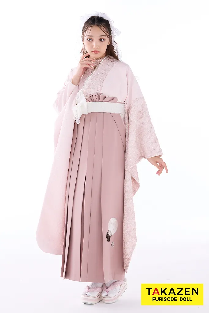 卒業式袴レンタル　ピンク　かわいい　トレンド