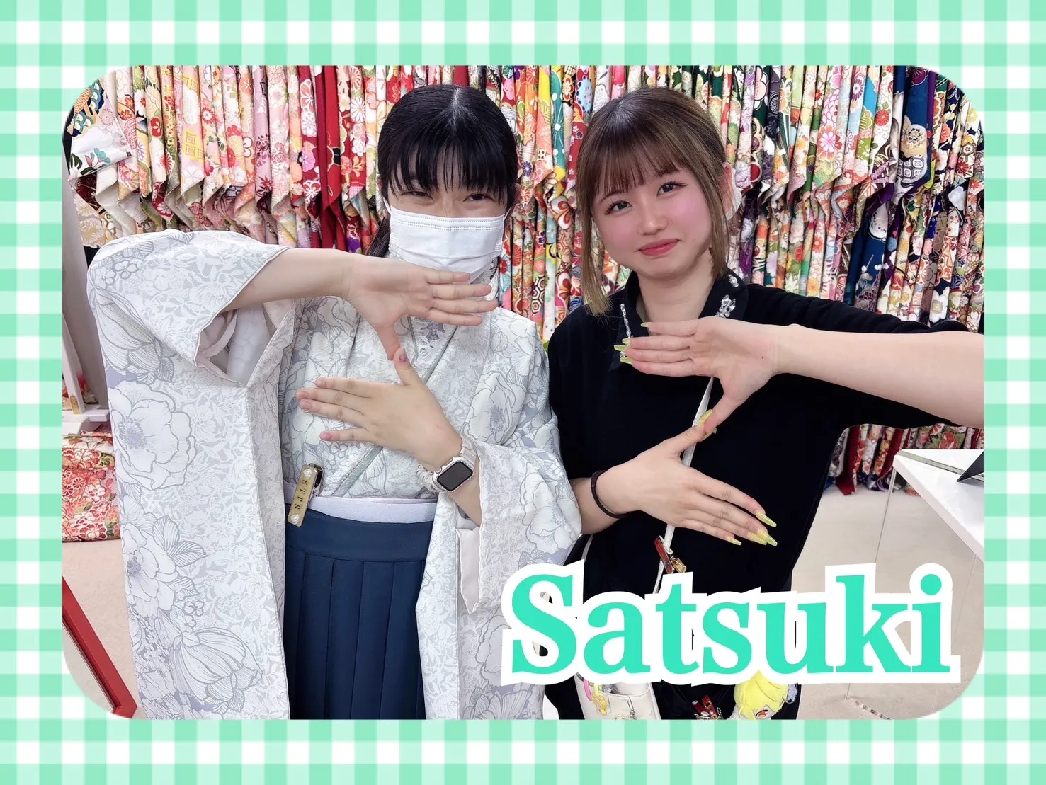 【TAKAZEN奈良店】28日♡生駒市からお越しの2026年卒業のはんなり可愛いくすみカラー袴姫ちゃん♡