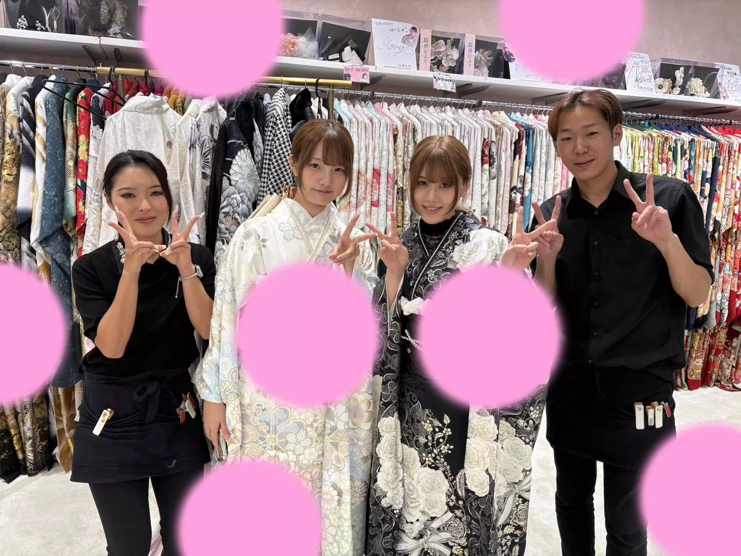 TAKAZEN神戸店　前撮り撮影会　イマドキ　カワイイ　コディネート　振袖　レンタル　