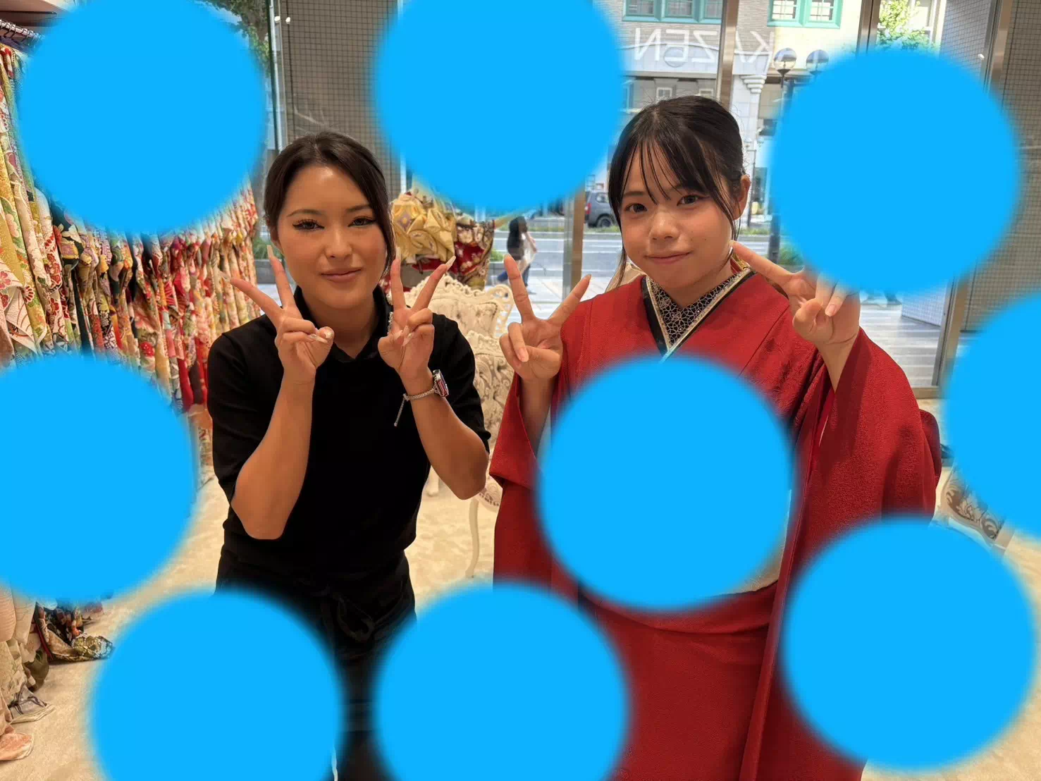 TAKAZEN神戸旧居留地店　成人式　振袖　振袖レンタル　カワイイ　カッコイイ　イマドキ　無地