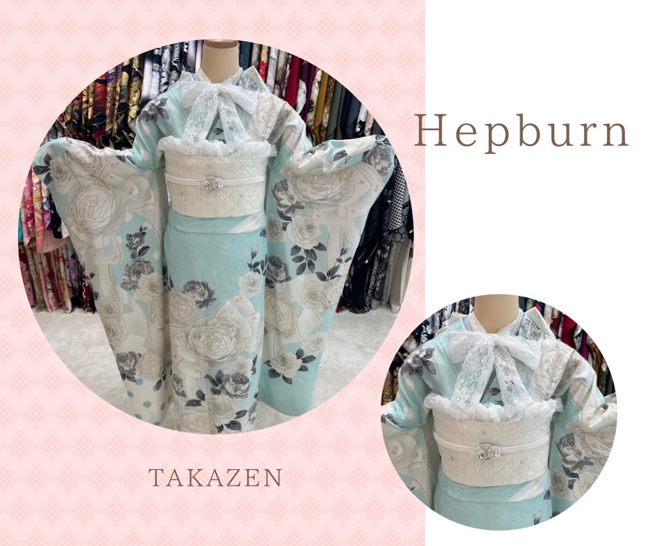 TAKAZEN神戸店　前撮り撮影会　イマドキ　カワイイ　コディネート　振袖　レンタル　袴　