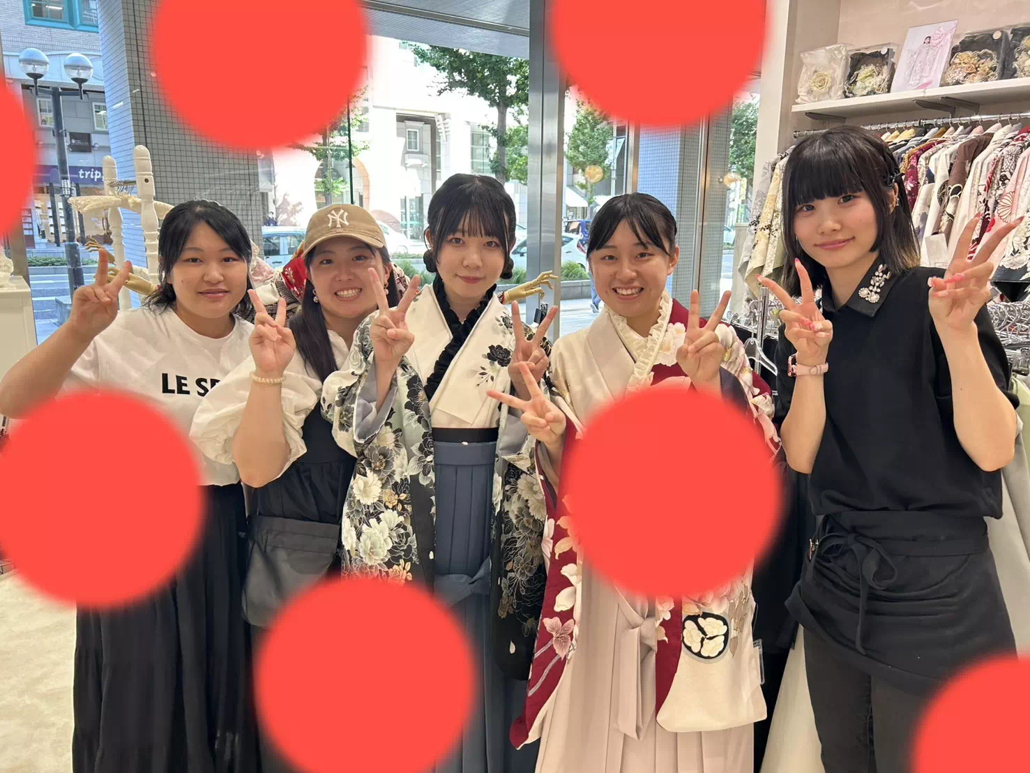 TAKAZEN神戸店　前撮り撮影会　イマドキ　カワイイ　コディネート　振袖　レンタル　袴　