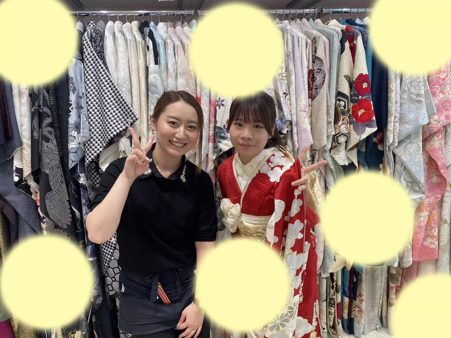 TAKAZEN神戸店　前撮り撮影会　イマドキ　カワイイ　コディネート　振袖　レンタル　袴　