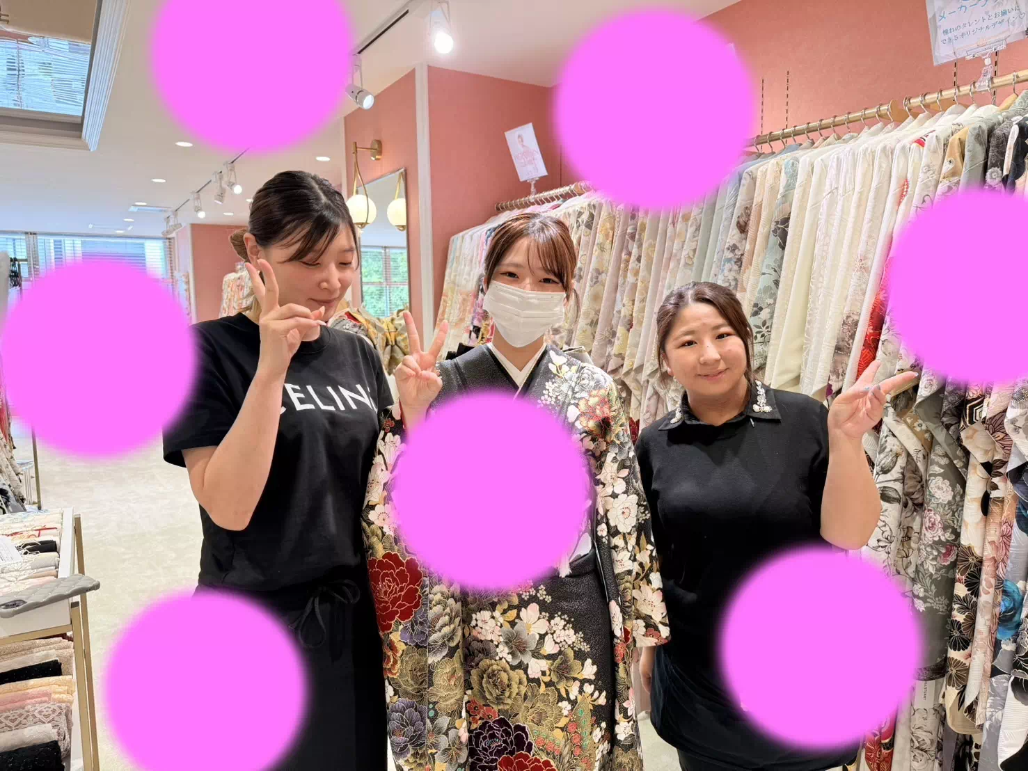 TAKAZEN姫路店　姫路市　成人式　卒業式　袴　振袖　イマドキ振袖　キラキラ　ヘップバーン　　白　金
