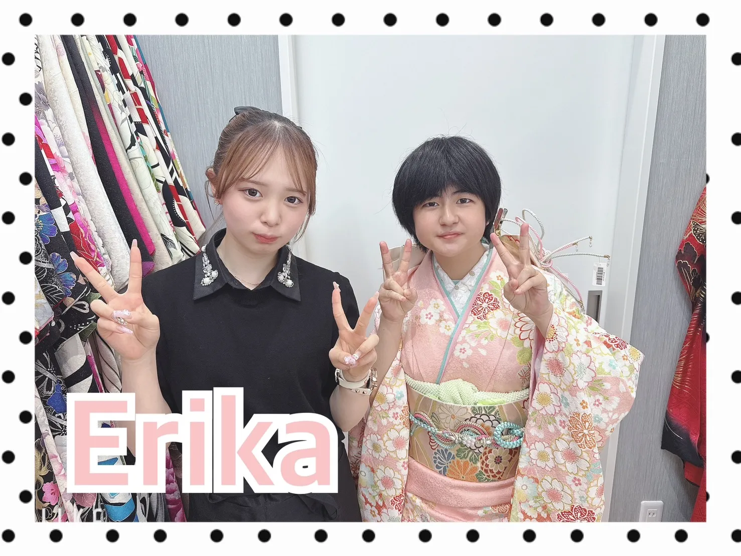 振袖レンタル　正統派古典　白/ピンク/水色　菊柄　唐絞り　淡い色　かわいい　女の子らしい　低身長さんにもおすすめ【通販可】M6