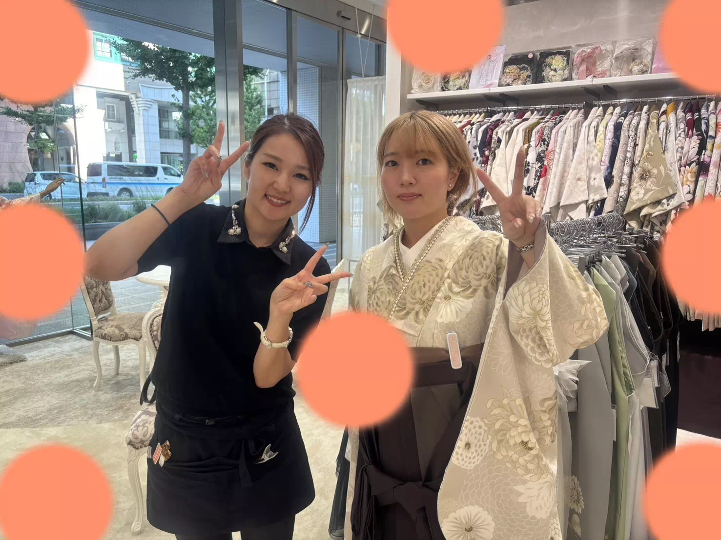 TAKAZEN神戸店　前撮り撮影会　イマドキ　カワイイ　コディネート　振袖　レンタル　袴　