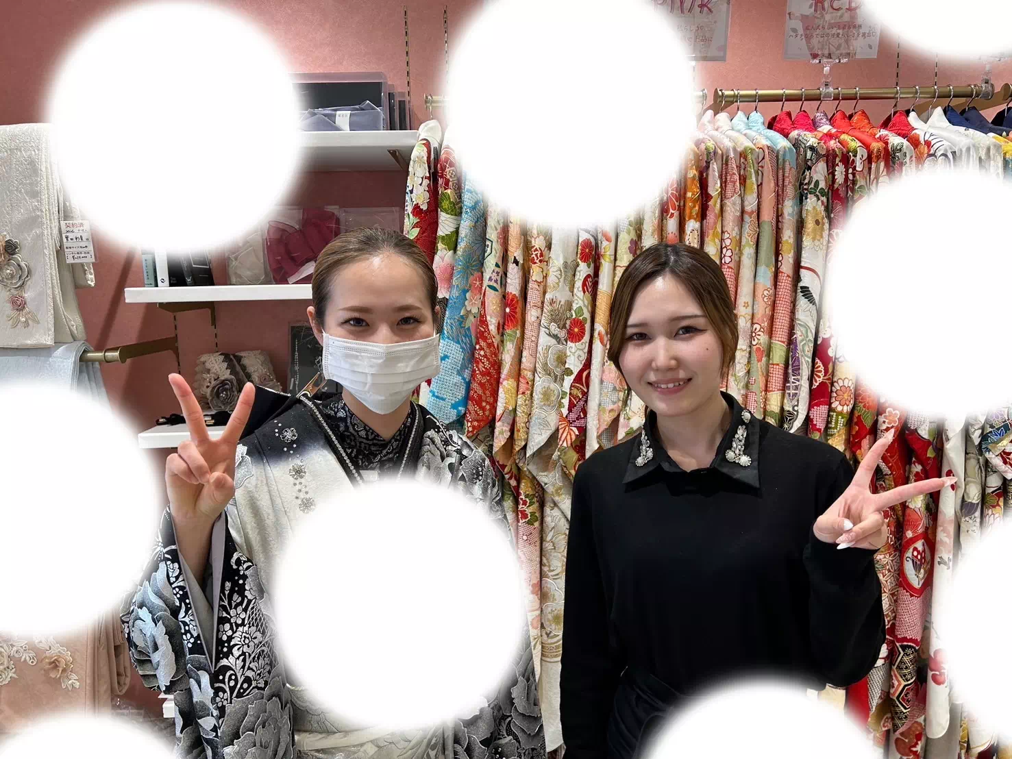 TAKAZEN姫路店　姫路市　成人式　卒業式　袴　振袖　イマドキ振袖　　白　金　粋古典　カッコイイ　綺麗　シンプル