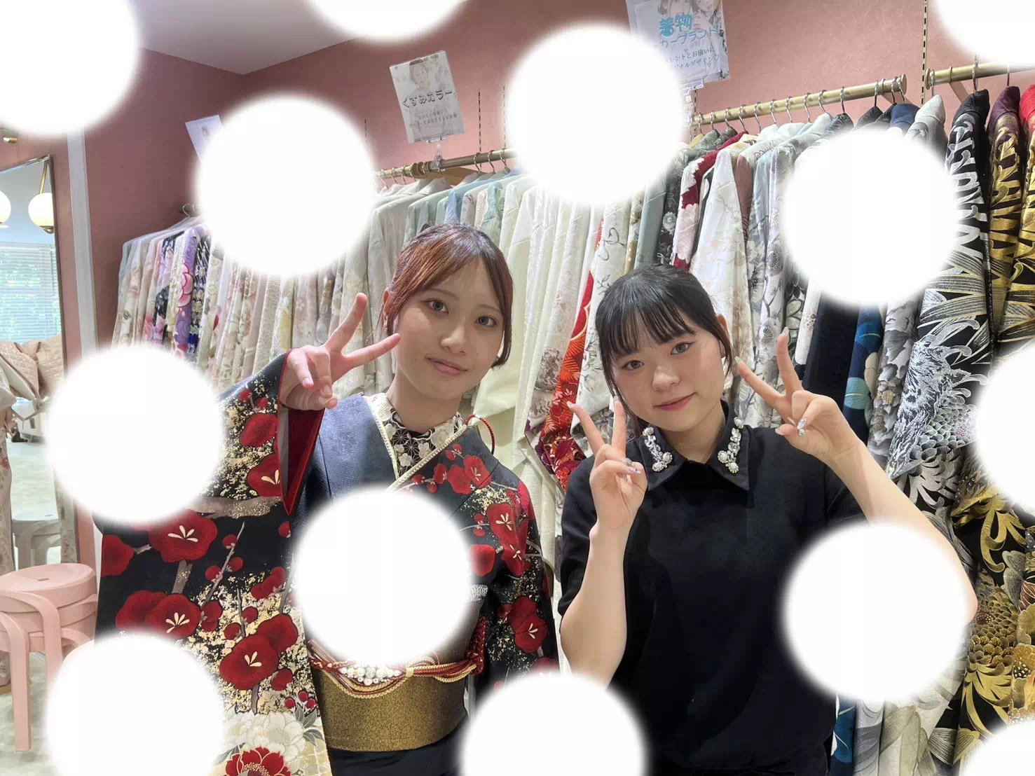 【TAKAZEN姫路店】♡26日　2027年成人の黒×赤の粋でカッコイイ被らない振袖姫ちゃん♡