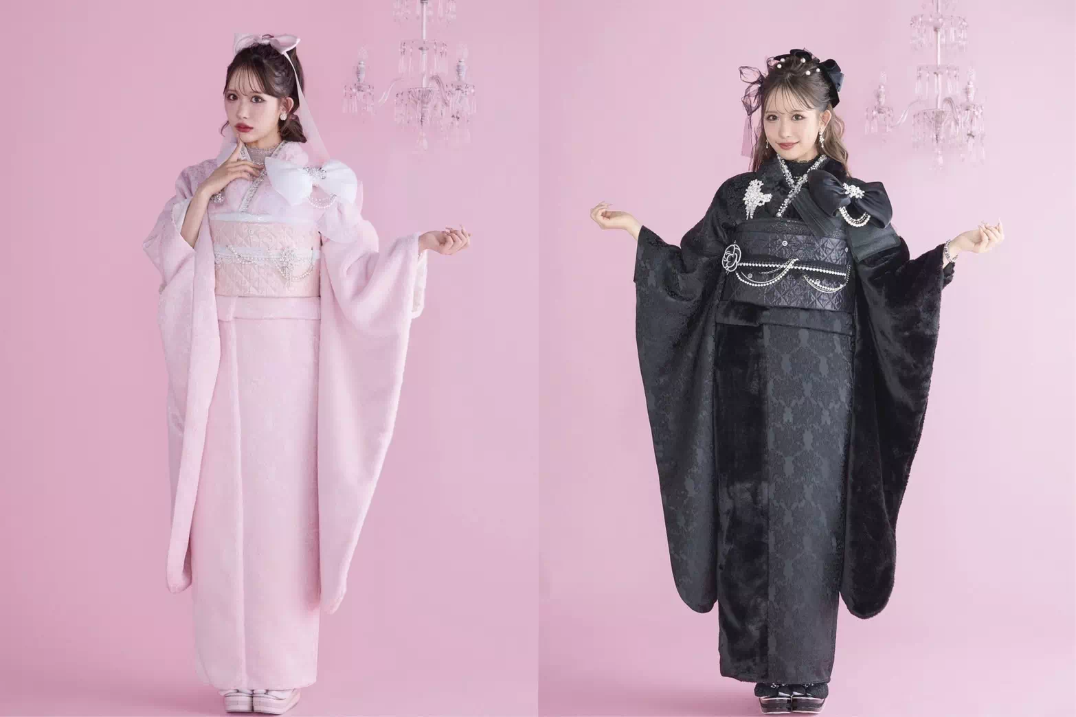 TAKAZEN姫路店　姫路市　成人式　卒業式　袴　振袖　イマドキ振袖　キラキラ　ヘップバーン　　白　金