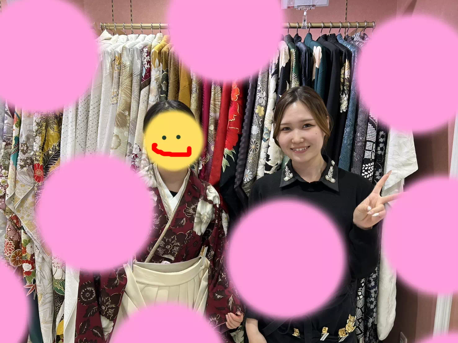 TAKAZEN姫路店　姫路市　成人式　卒業式　袴　振袖　イマドキ振袖　キラキラ　ヘップバーン　　白　金