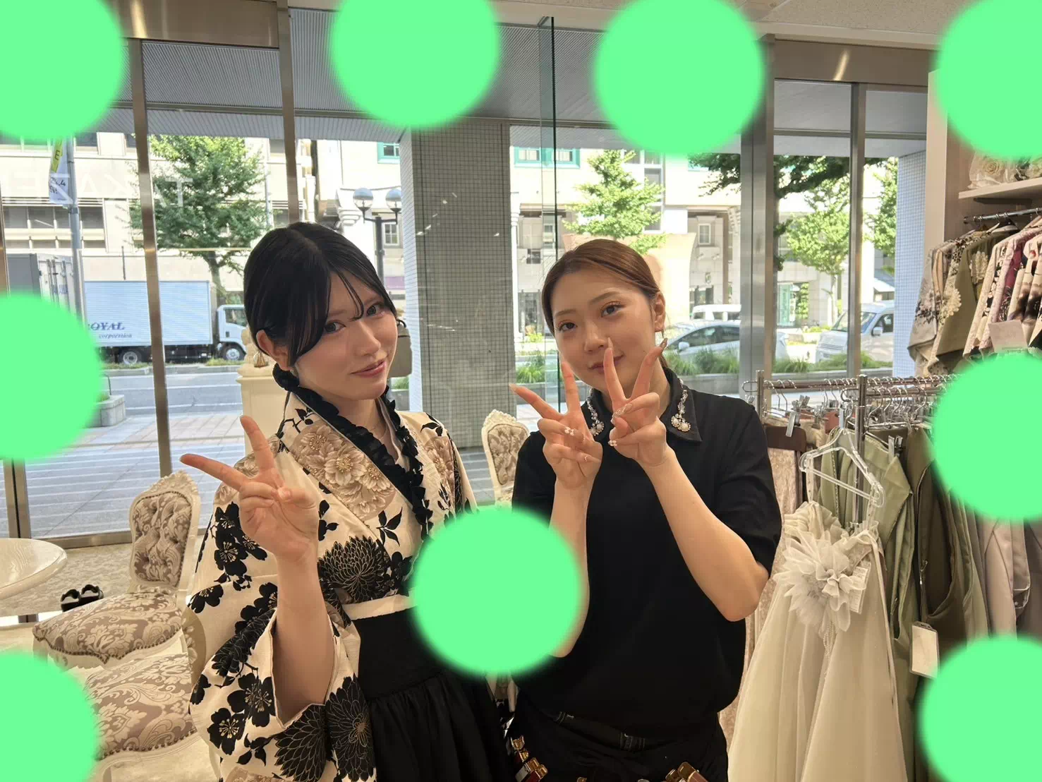 TAKAZEN神戸店　前撮り撮影会　イマドキ　カワイイ　コディネート　振袖　レンタル　袴　