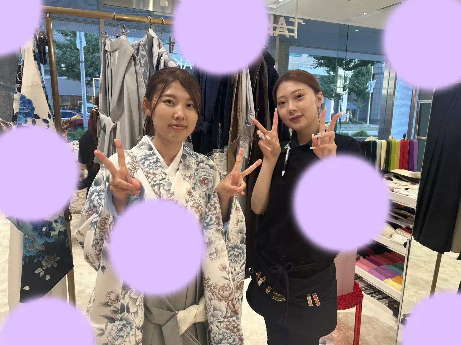 TAKAZEN神戸店　前撮り撮影会　イマドキ　カワイイ　コディネート　振袖　レンタル　袴　