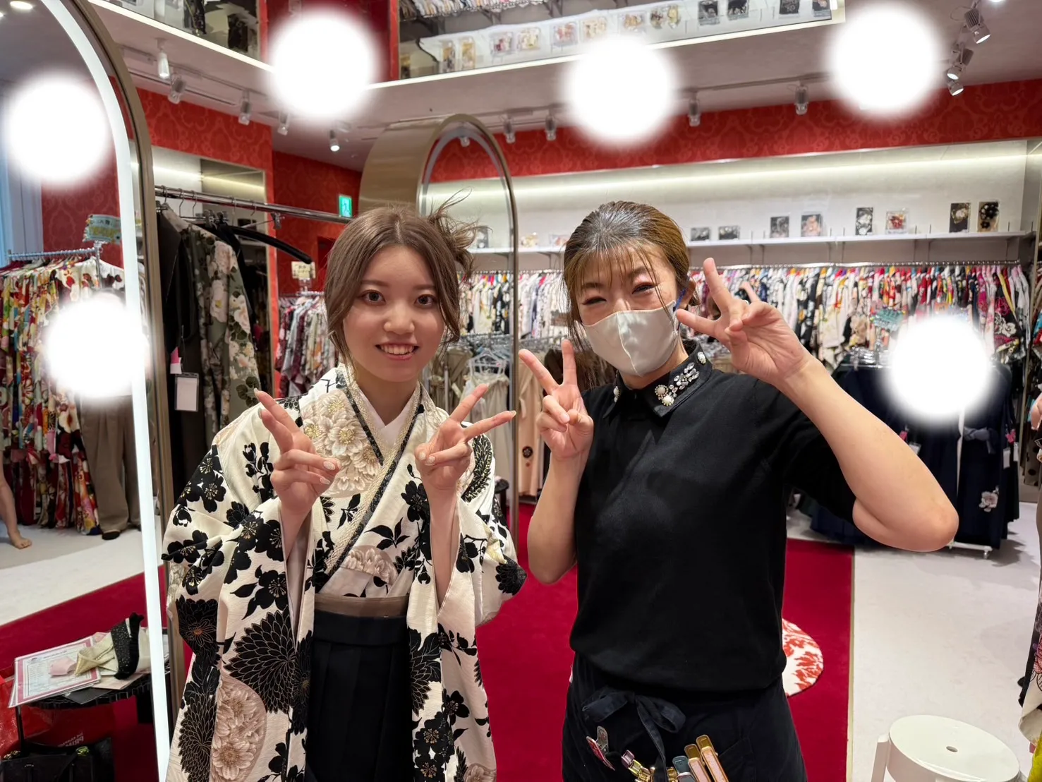 成人式　前撮り　梅田　袴　くすみカラー　かわいい　イマドキ　淡色　古典　タカゼン　撮影　かわいい