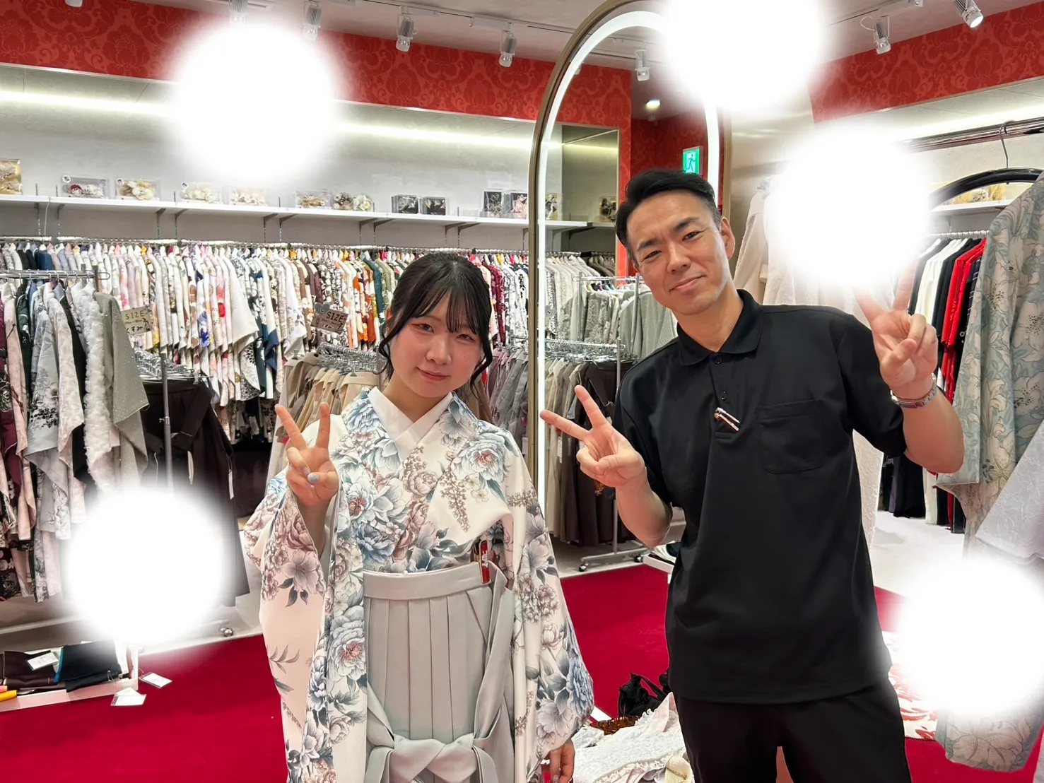 成人式　前撮り　梅田　袴　くすみカラー　かわいい　イマドキ　淡色　古典　タカゼン　撮影