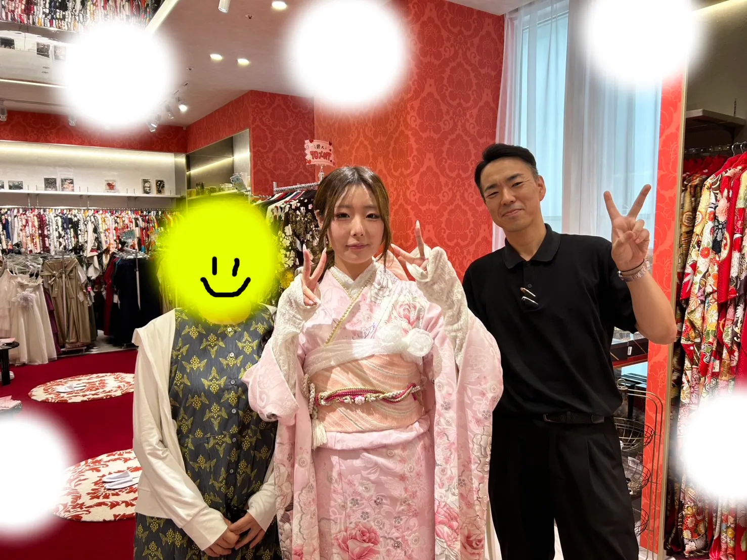 成人式　前撮り　梅田　袴　くすみカラー　かわいい　イマドキ　淡色　古典　タカゼン　撮影