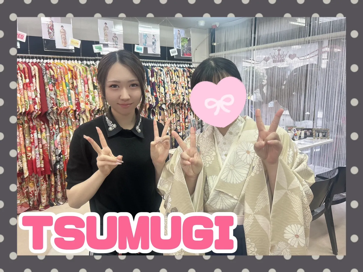 【TAKAZEN奈良店】25日♡クリーム色×ネイビーがカワイイ！上品コーデの2026卒業袴姫ちゃん♡