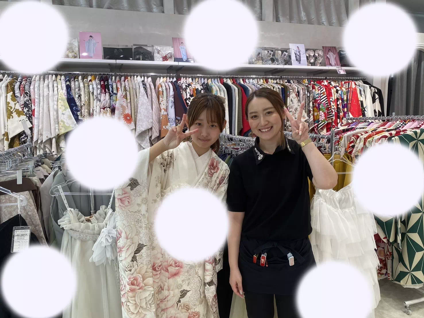 TAKAZEN神戸旧居留地店　成人式　振袖レンタル　キラキラ　イマドキ　カワイイ