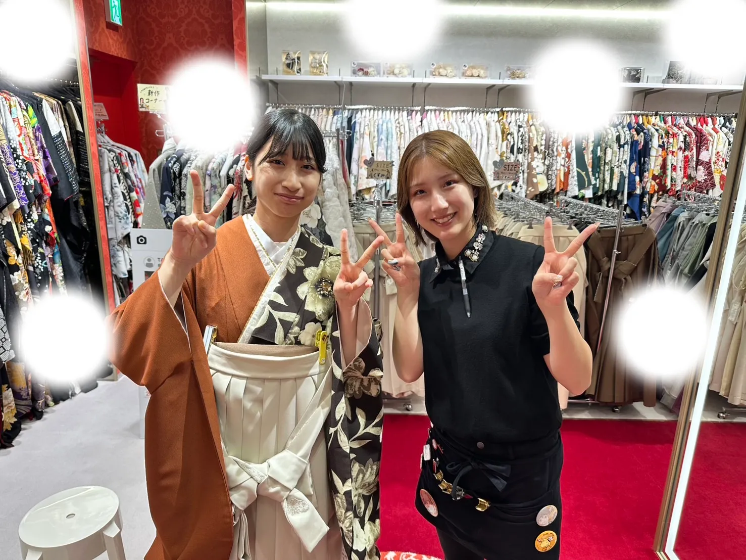 成人式　前撮り　梅田　袴　くすみカラー　かわいい　イマドキ　淡色　古典　タカゼン　撮影
