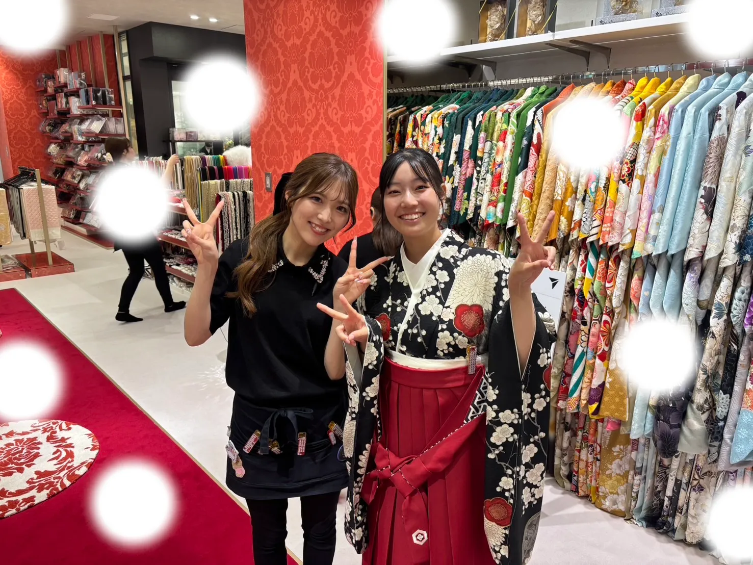 卒業式　袴　梅田　くすみ