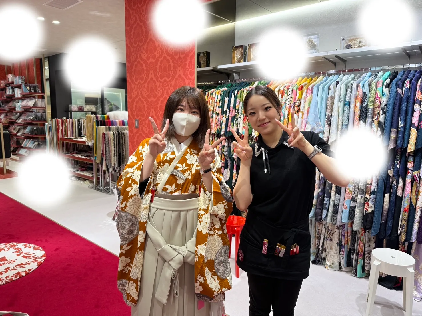 成人式　前撮り　梅田　袴　くすみカラー　かわいい　イマドキ　淡色　古典　タカゼン　撮影