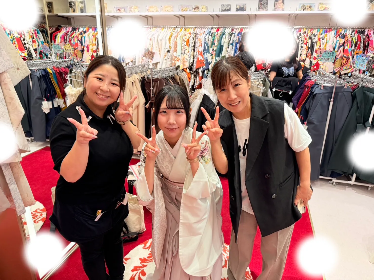 卒業式　袴　梅田　くすみ