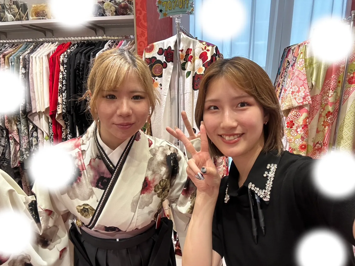 卒業式　袴レンタル　くすみカラー　イマドキ