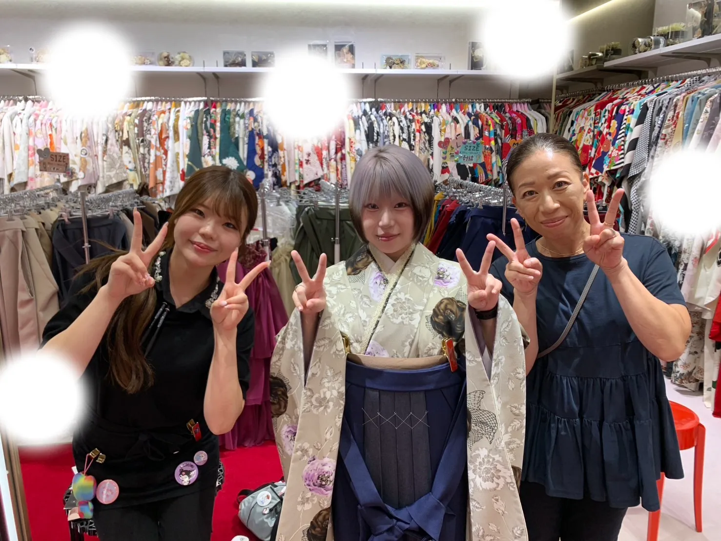 【TAKAZEN大阪梅田本店】♡23日　玉城ティナちゃんのかわいい袴姫ちゃん♡