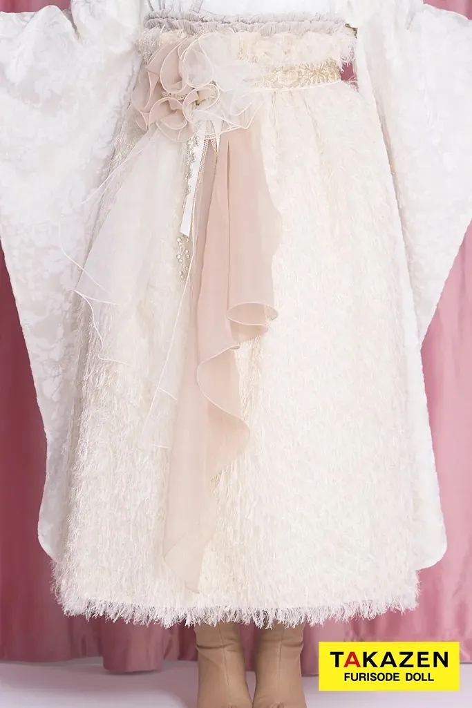 袴　ドレス袴　くすみ