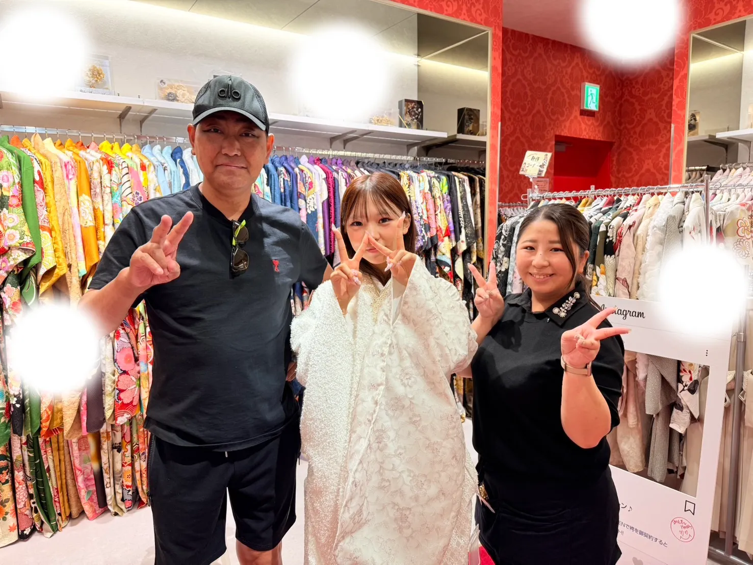 成人式　前撮り　梅田　モコモコ　白