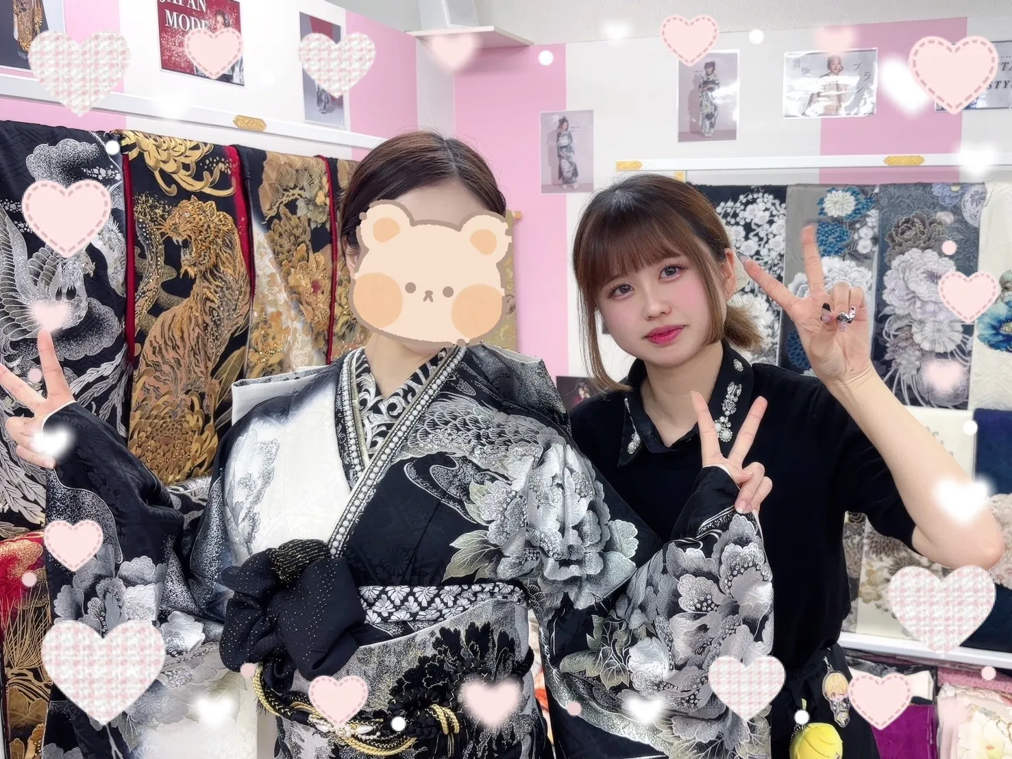 TAKAZEN　奈良　振袖　レンタル　成人式　キラキラ　かっこいい　ギャル　目立つ　シルバー　龍　ジャパンモード
