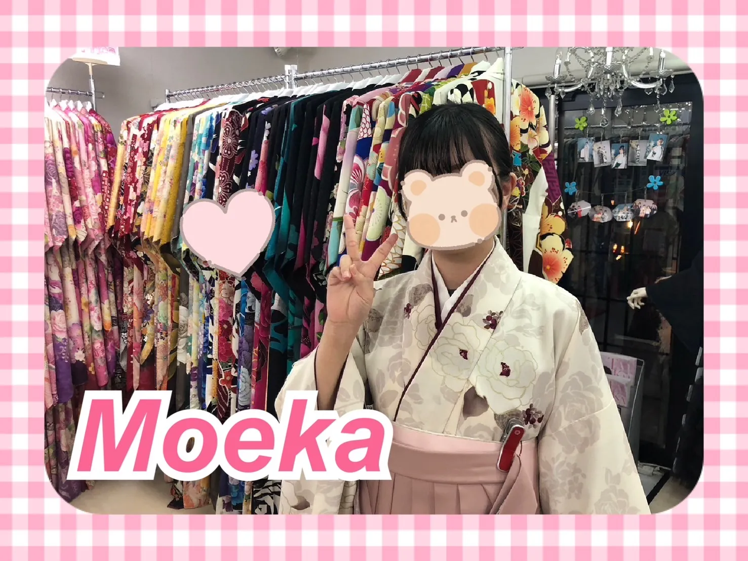 JAPANSTYLE×中村里砂ブランド袴　くすみカラーガーリー　白/オフホワイト/ベージュ　可愛い　人気【通販可】R22017