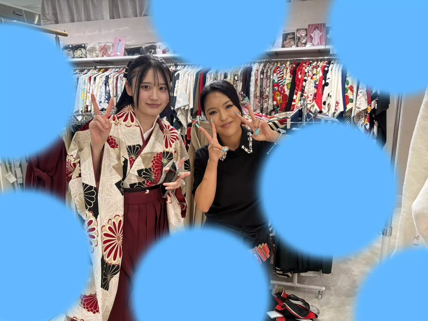 TAKAZEN神戸旧居留地店　卒業式　袴レンタル　神戸市袴　カワイイ　イマドキ