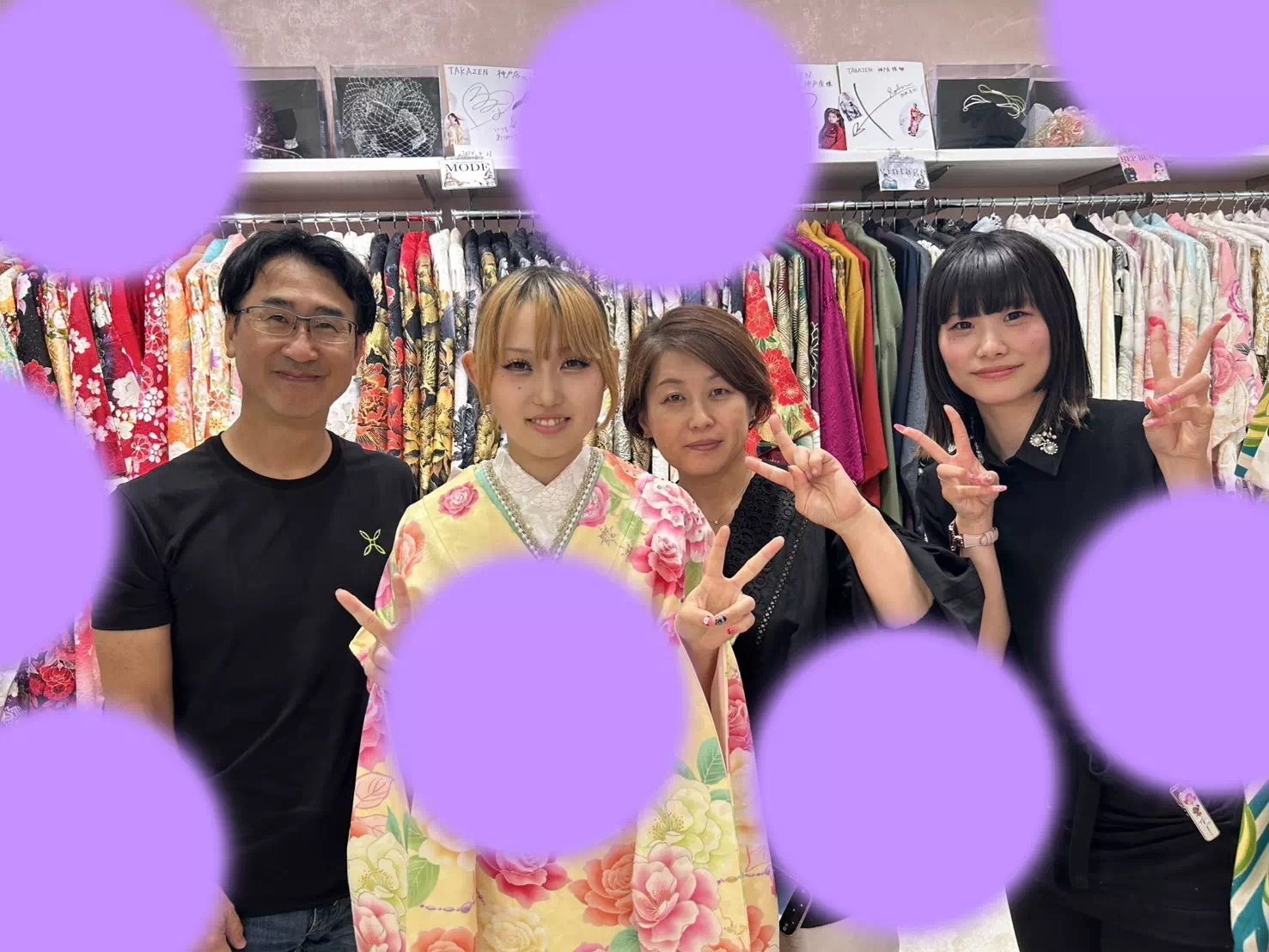 TAKAZEN神戸旧居留地店　成人式　振袖レンタル　イマドキ　カワイイ