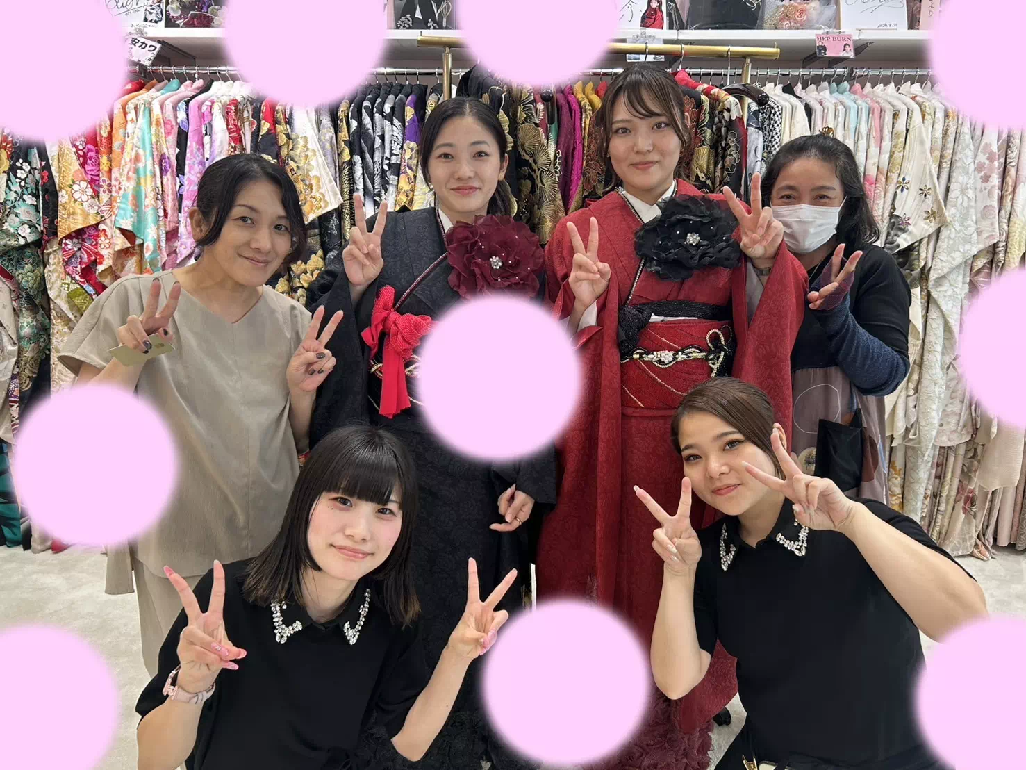 TAKAZEN神戸旧居留地店　前撮り　成人式　写真だけ　フォトプラン　神戸　スタジオ　キラキラ　振袖レンタル　
