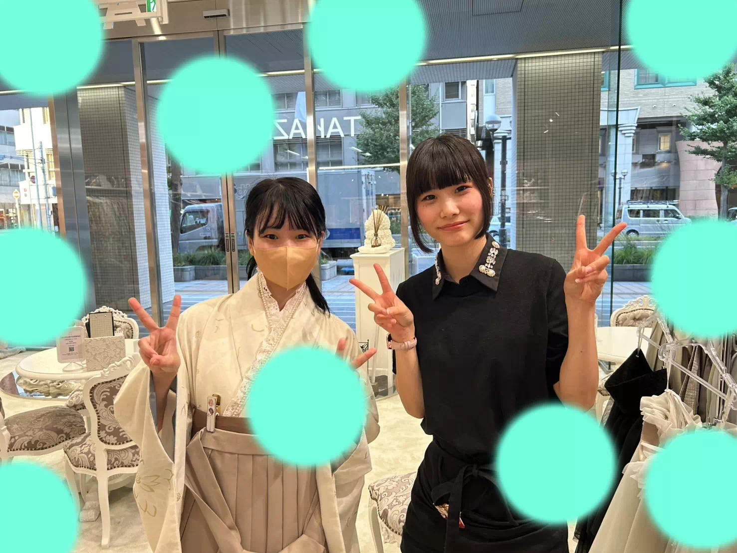 TAKAZEN神戸店　前撮り撮影会　イマドキ　カワイイ　コディネート　振袖　レンタル　袴　