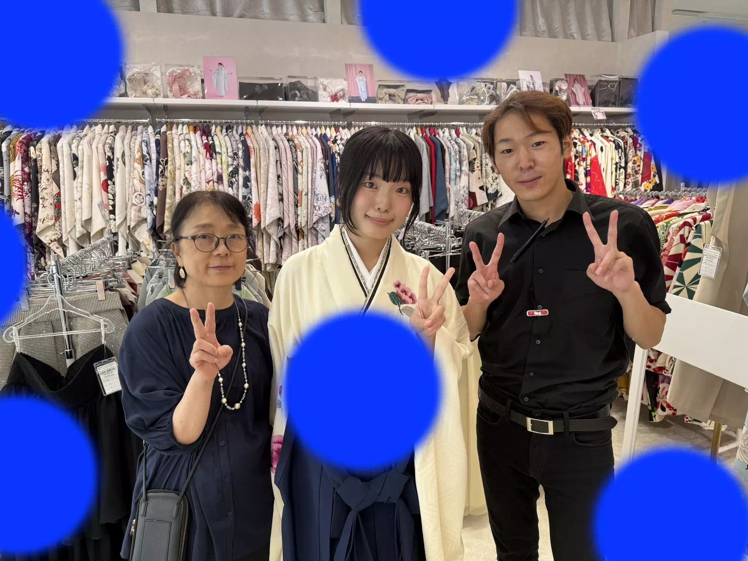 TAKAZEN神戸店　前撮り撮影会　イマドキ　カワイイ　コディネート　振袖　レンタル　袴　