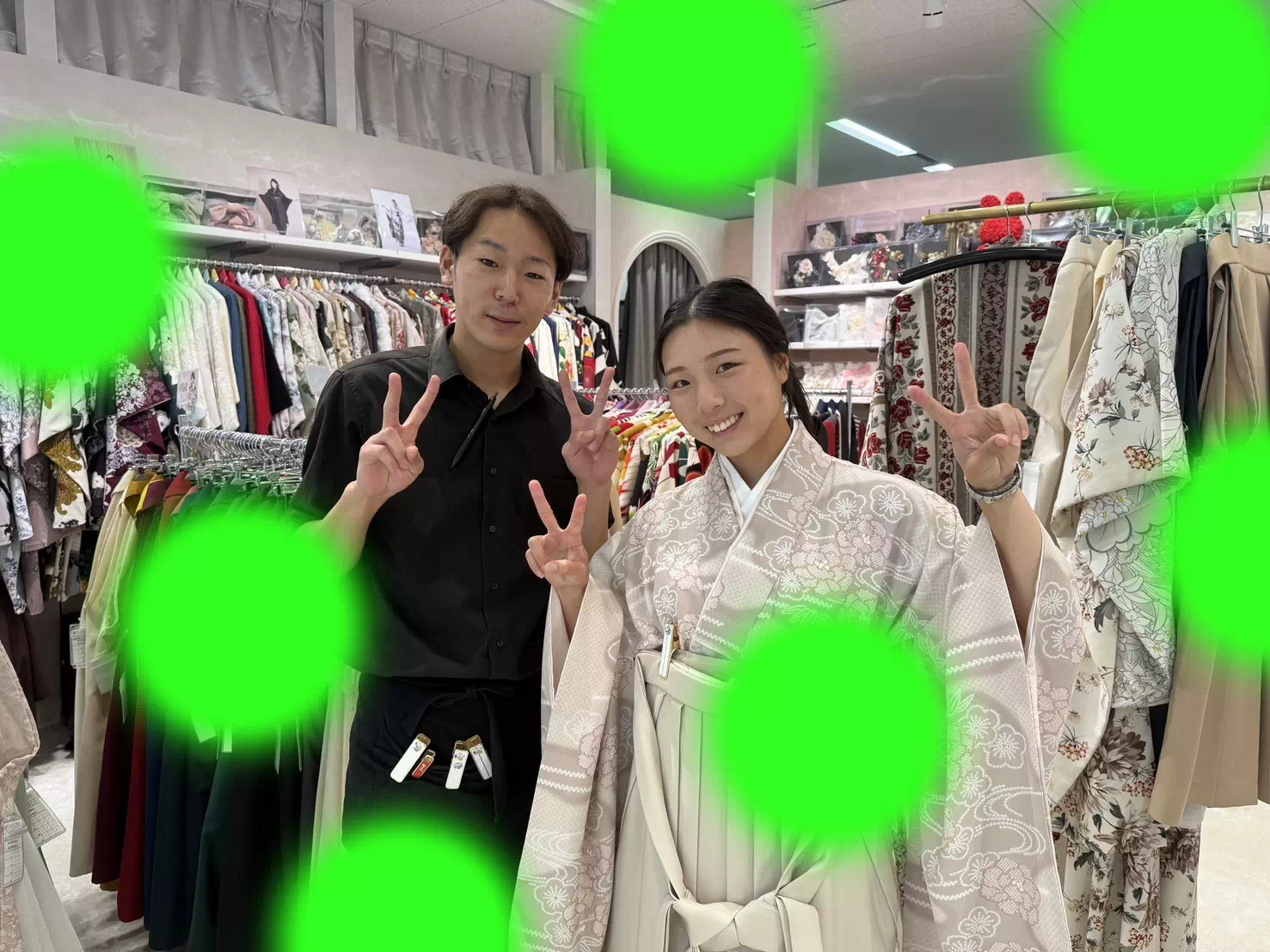TAKAZEN神戸店　前撮り撮影会　イマドキ　カワイイ　コディネート　振袖　レンタル　袴　