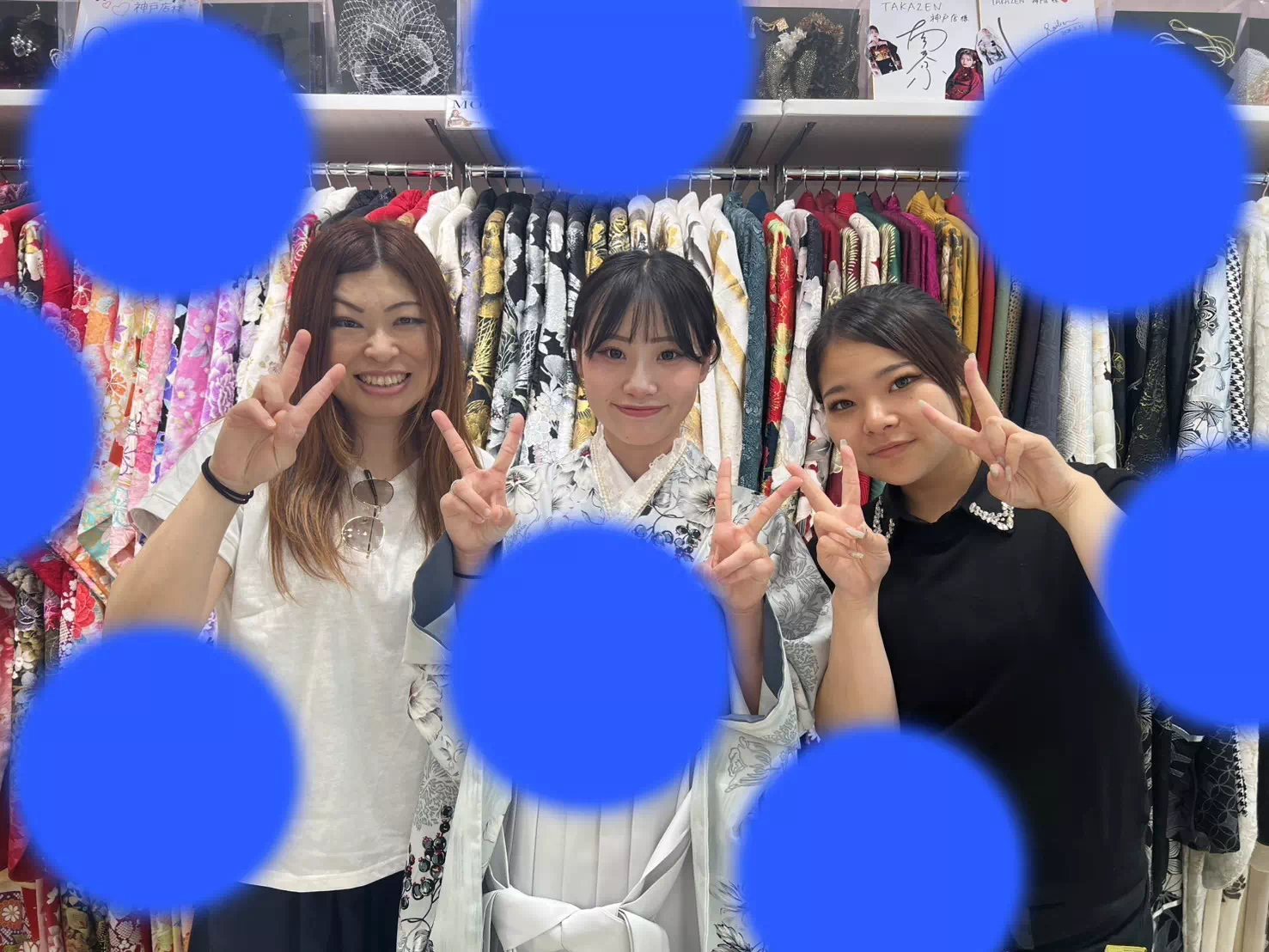 TAKAZEN神戸旧居留地店　関西　卒業式　袴　レンタル　カワイイ　イマドキ　カッコイイ