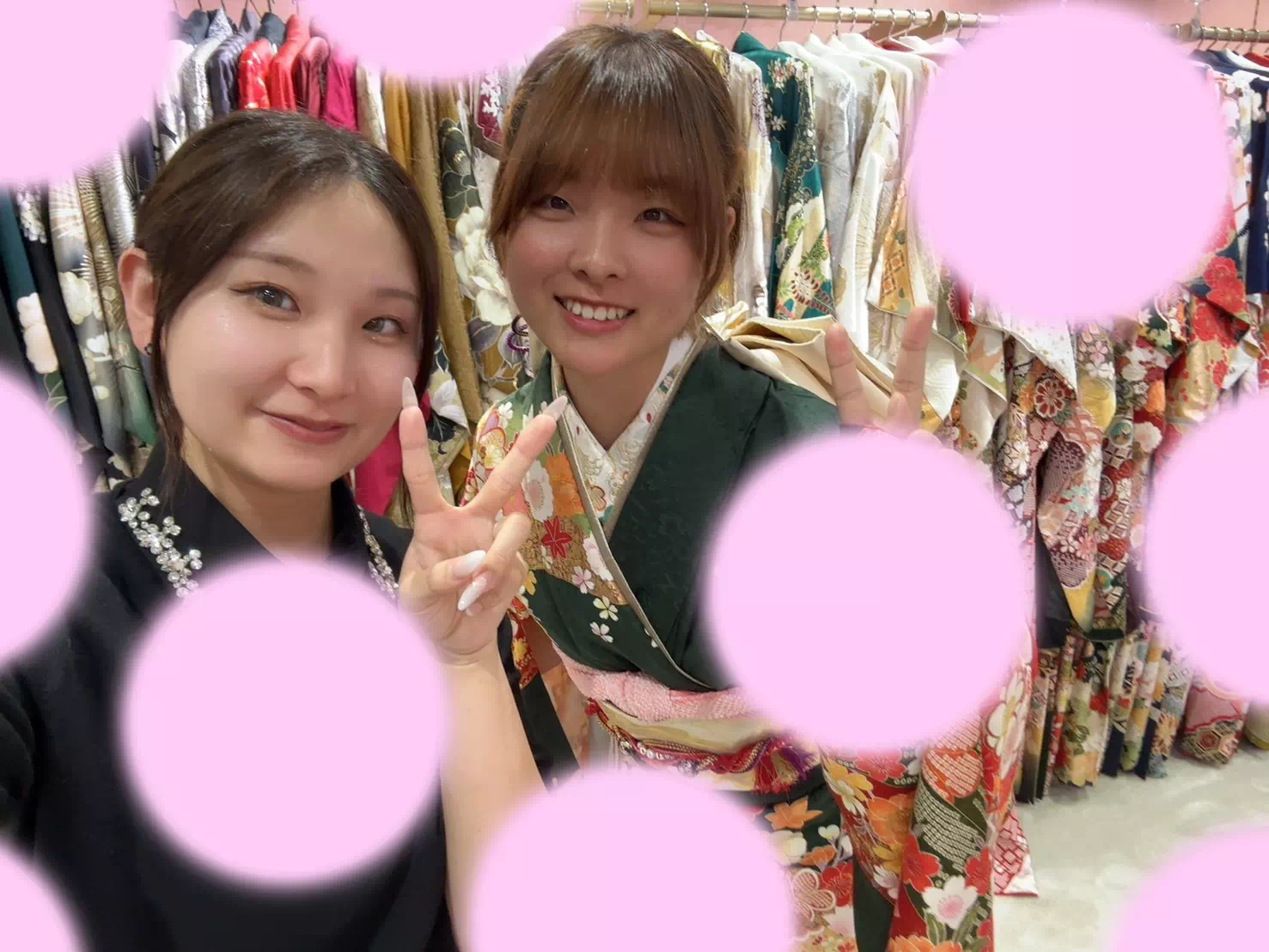 TAKAZEN姫路店　姫路市　成人式　　振袖　イマドキ振袖　古典　緑　2027